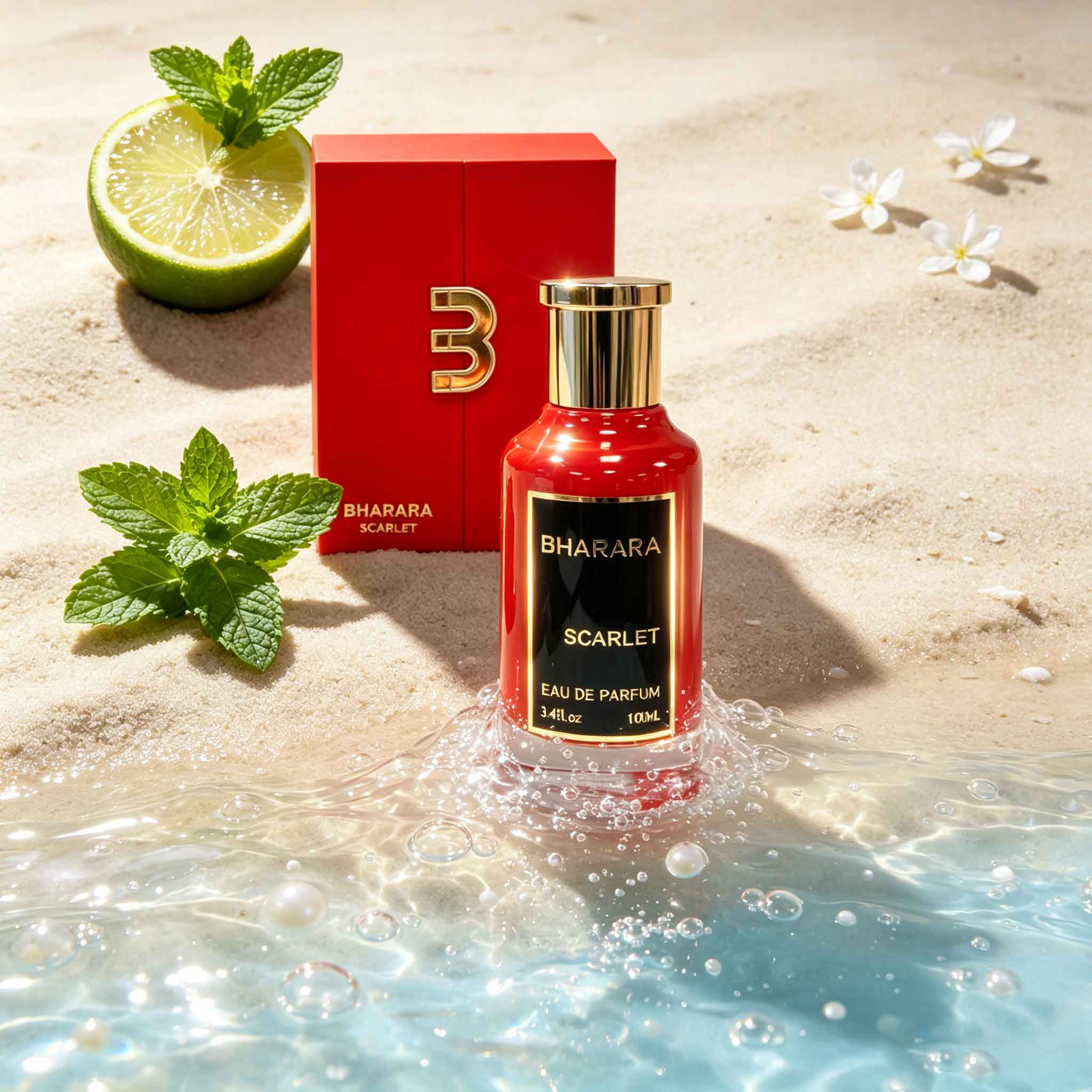 Women'S Red Formal Wear - Bharara Scarlet Eau De Parfum Fesselnder,
