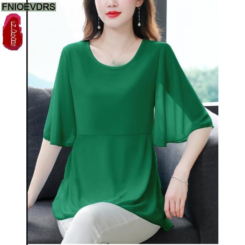Women'S Formal Wear Blouse - M-4XL lose Kleidung 2023 Frauen Sommer