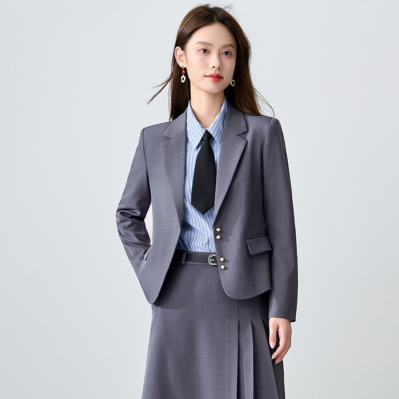 Women'S Formal Wear Petite - Damen-Interview-Blazer, Professionelle Formelle Kleidung, Büro-Outfit, Abschlussinterview-Kleidung,