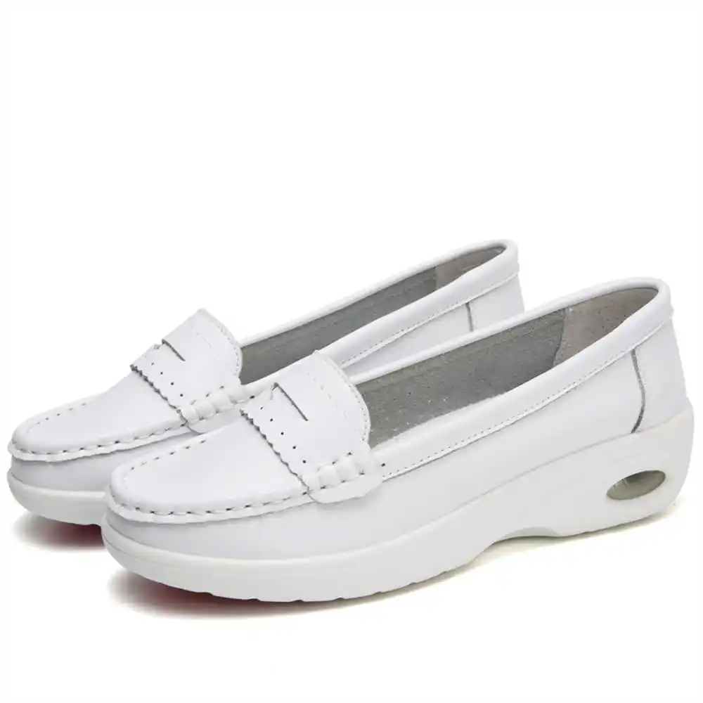 Dicke Sohle, Slip-on-weiße Tur – Women'S Formal Wear Uk Bewertung und Preis