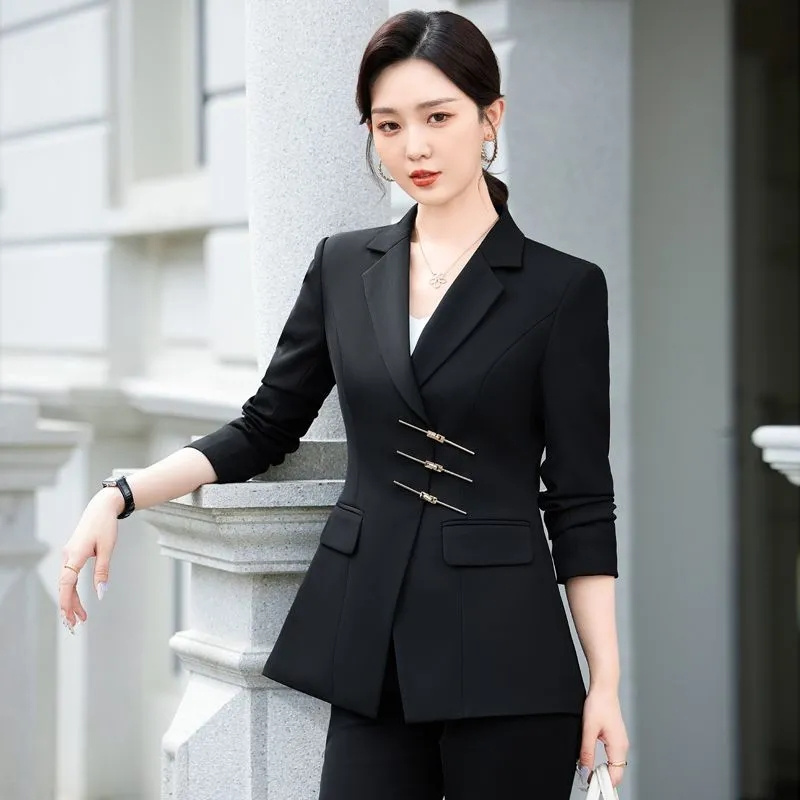 2025 mode Weiß Rot Schwarz Bla – Women Formal Wear With Black Blazer Bewertung und Preis