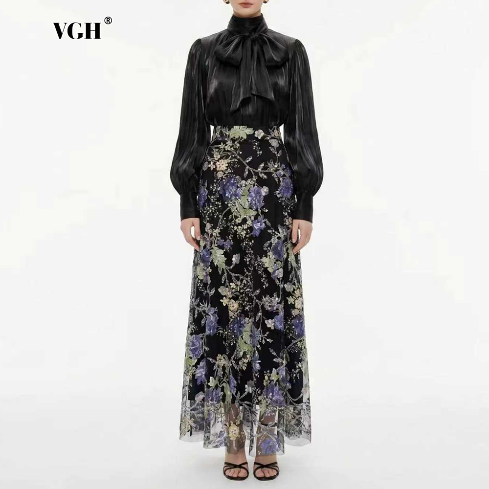 VGH Elegantes Schickes Schwarz – Women'S Formal Wear Blouse Bewertung und Preis