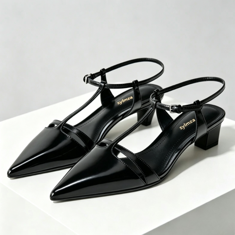 Lackleder Kitten Heel Damen Pu – Kitten Heel Women Bewertung und Preis