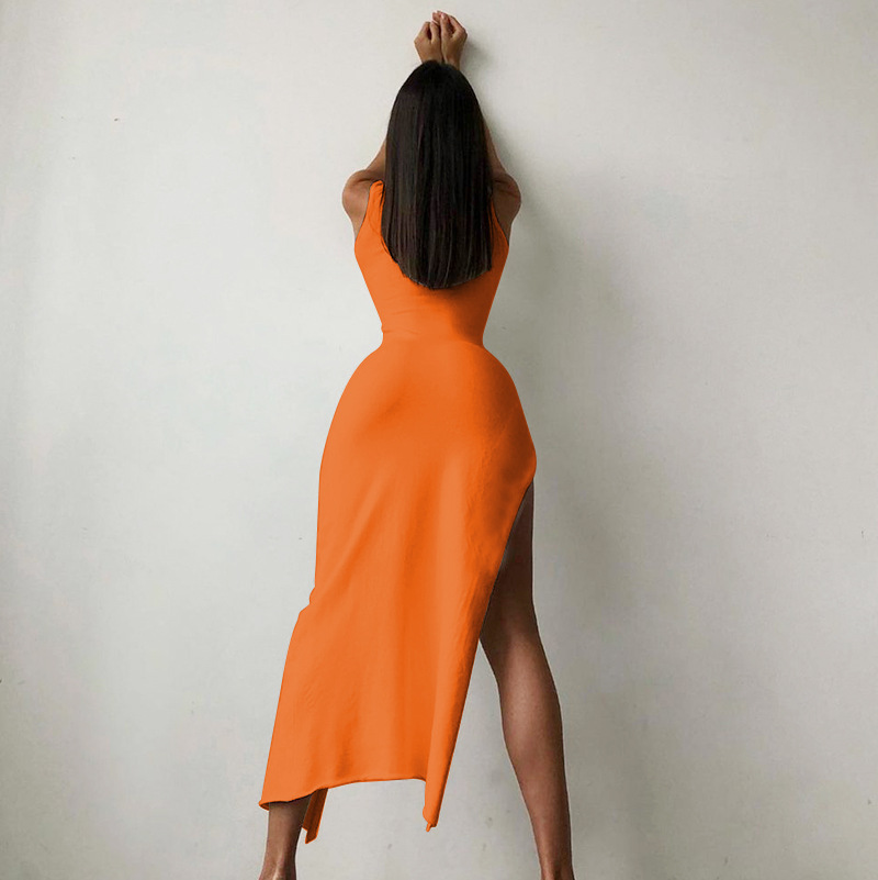 Y2k ärmellose orange Midi-Dame – Formal Wear For Women Xl Bewertung und Preis