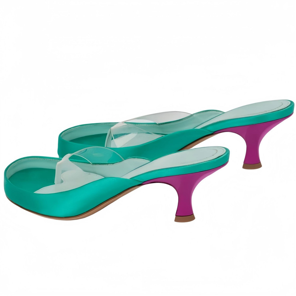 Damen Gold Satin Thong Mules m – Kitten Heel Women Bewertung und Preis